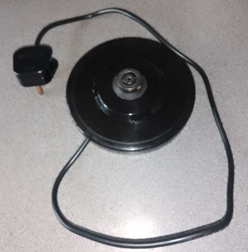 Across electric kettle base - kettle,