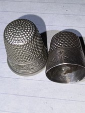 Vintage Thimble Lot (13) Mixed