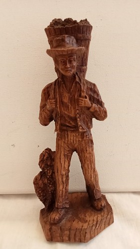Vintage hand carved wood - vintage,