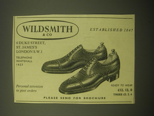 1965 wildsmith shoes - co.,