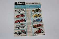 Schuco Toys Micro -Racer /Micro Jets Advertising Leaflet