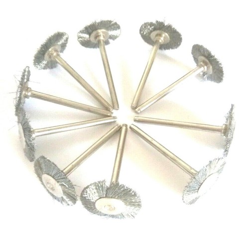 10x carbon steel wire - carbon, brushes