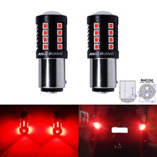 BAZ15d 566 P21/4W LED Sidelight Parking Stop Brake Tail Light Lamp Bulbs Canbus