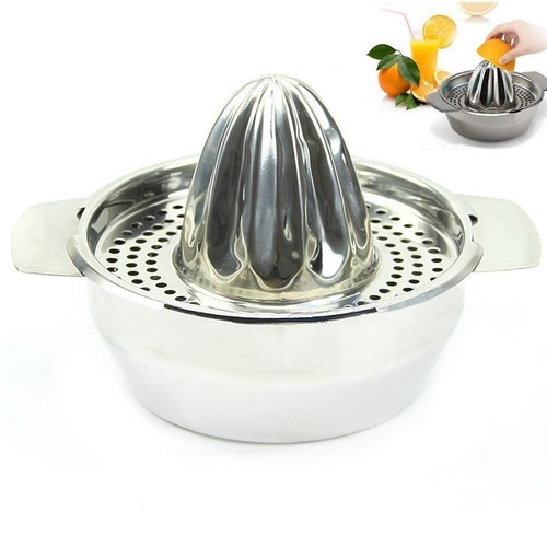 Stainless steel citrus juicer - stainless,