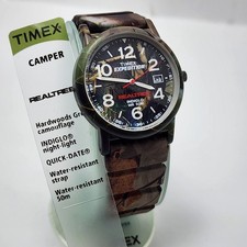 Vintage Timex Expedition REALTREE INDIGLO WR 50M QUARTZ Analog Men's Watch