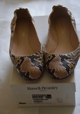 Russell & Bromley Ladies Shoes 'Pink Print Snake' Size 41