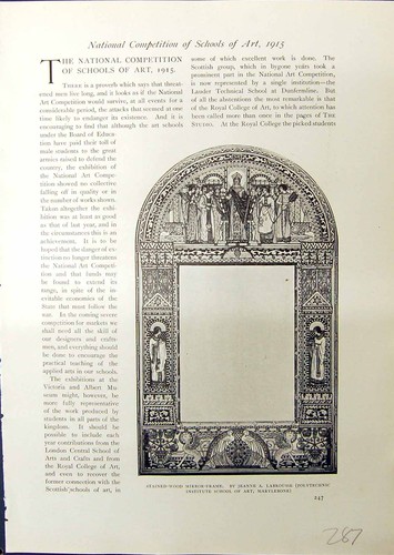 Old stained wood mirror - wood,