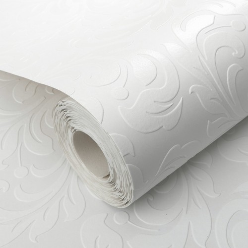 White textured paintable - white,