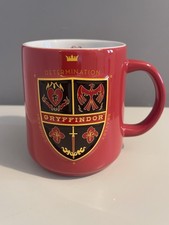 Harry Potter Gryffindor Attribute Mug. Red Ceramic. House Crest. Wizarding World