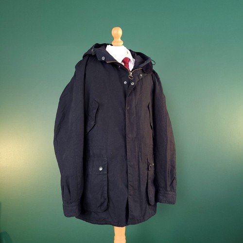 Barbour wax jacket - mens, medium