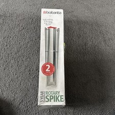 Brabantia Metal 45mm Rotary Airer Soil Spike Washing Line Red Cap (377052)  NEW