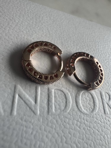 Pandora heart hoop - hoop, earrings