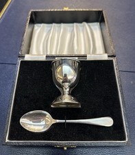 English Silver Egg Cup With