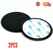 2PC Dashboard Dash Disc Disk Plate Mount Holder For Sat Nav GPS Tomtom Garmin