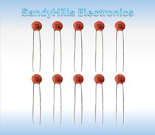 Ceramic Disc Capacitors Capacitor 1pF - 100 nF 50V Pack Size  10,20,50