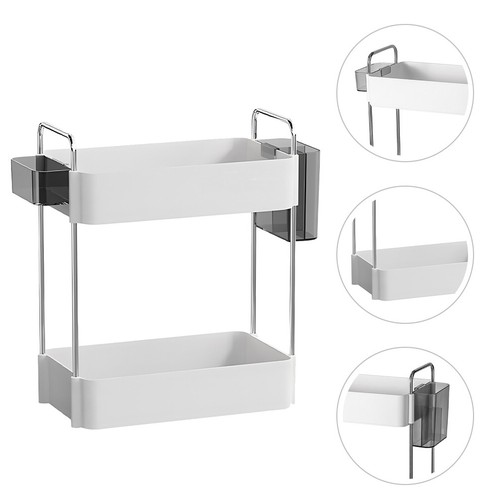 Bathroom worktop storage rack - ,