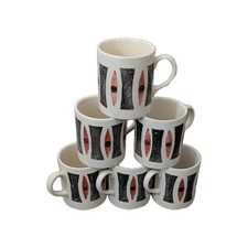 Set of 6 Keele St Pottery