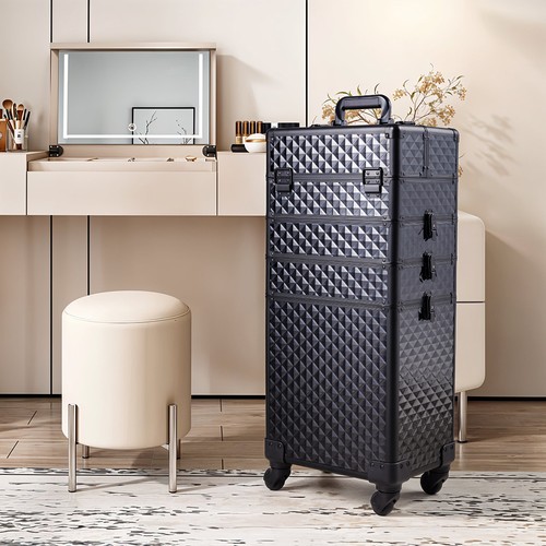 Rolling makeup case - 4-in-1,