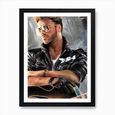 George Michael Art Print Framed Wall Art Poster Canvas Print Picture
