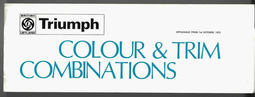Triumph colour trim - &,
