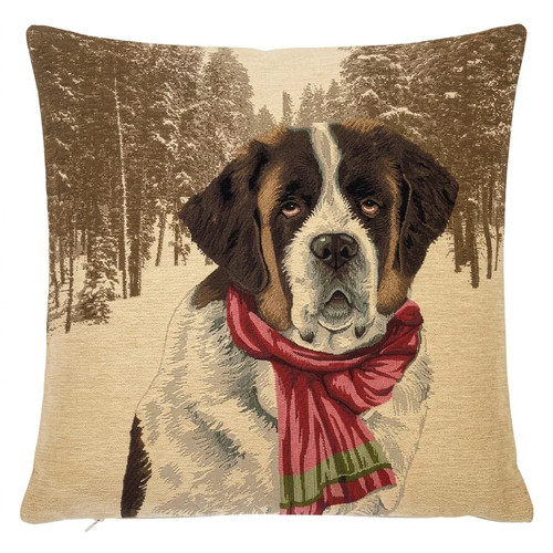 Cushion cover brown - cover, st