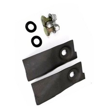 2Pcs 18" Swing Tip Blades&Bolts Kit For Masport 200 300 400 500 600 Lawn Mower b