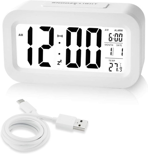 Rechargeable digital alarm - rechargeable,