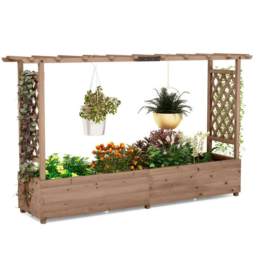 Costway raised garden bed - costway,