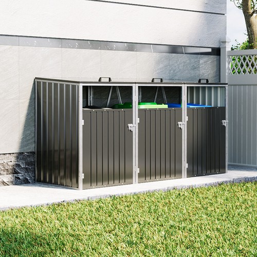 Large triple wheelie bin - large,