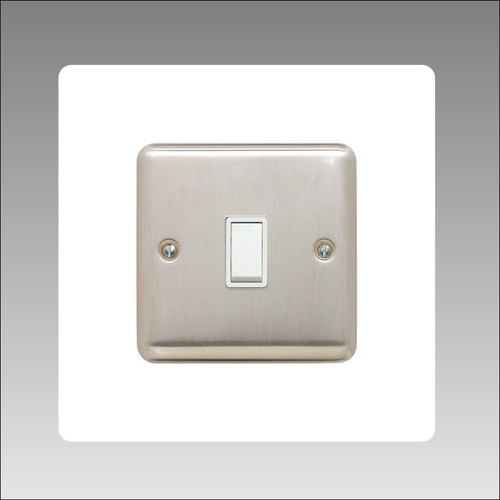Single light switch white - light, /