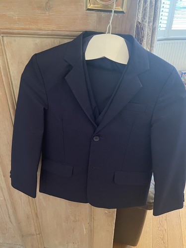 Navy piece boys suit age - suit,