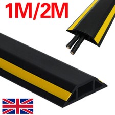 Heavy Duty Floor Cable Cover Protector Rubber Cables Tidy Ramp Wire Trips Bumper