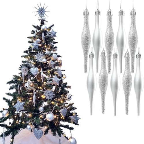Xmas droplet baubles - droplet,