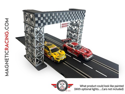 Scalextric slot car - slot, buildings