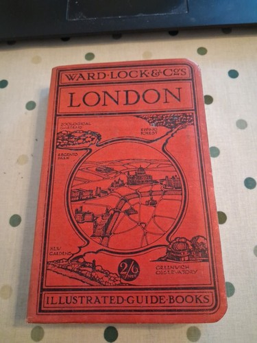 Ward lock london 1937 red - lock,