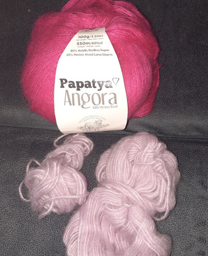 Papatya angora yarn with - , 20%
