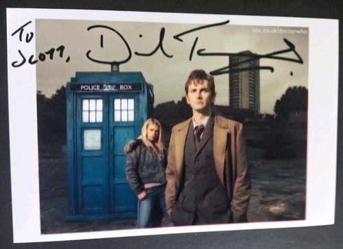 David tennant signed doctor - david,