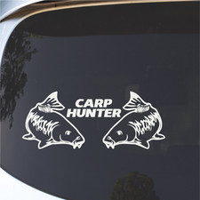 Carp Hunter Vinyl Fishing carp Car Decal / Sticker -159