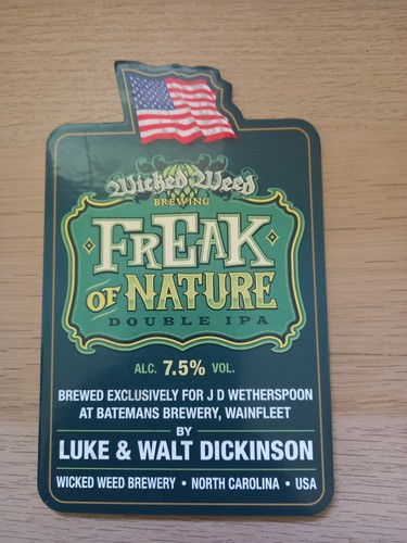 Batemans brewery freak - batemans,