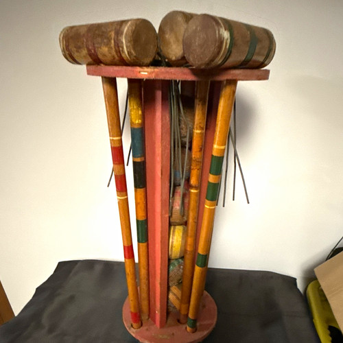 South bend wooden croquet set - south,