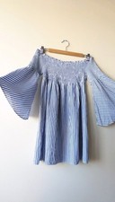 Zara Blue & White Cotton