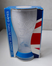 McDonalds - London Olympic Games 2012 Commemorative Coca Cola Glass - Blue NEW