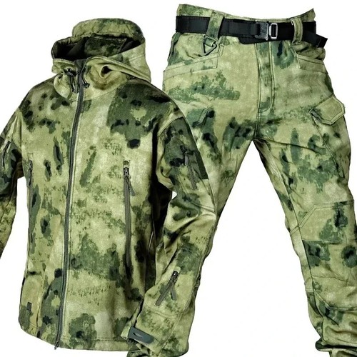 Men winter camo hooded - men's,