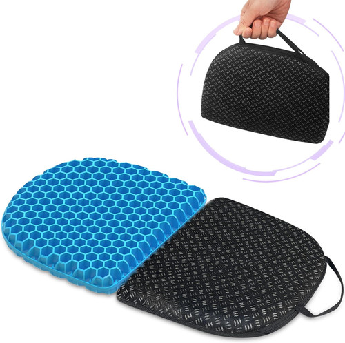 Foldable gel seat cushion - foldable,