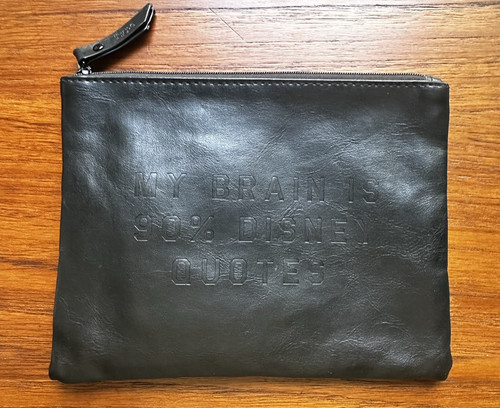 Disney typo faux leather - faux,