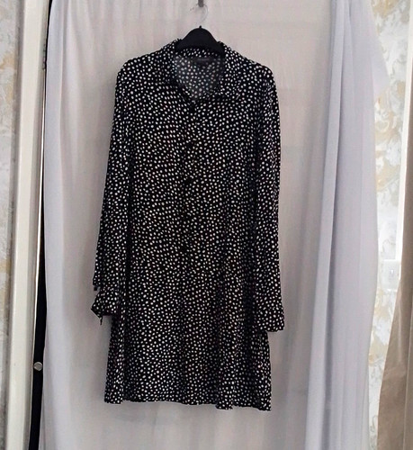Primark black white - black/white, polka