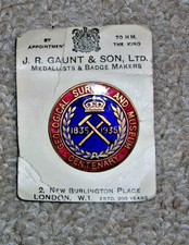 Geological Survey and Museum Centenary 1835 - 1935 Badge with pin