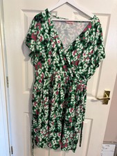 Ladies Popsy green faux wrap