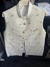 Mens Asian Pakistani Waistcoat Medium Size Brand New