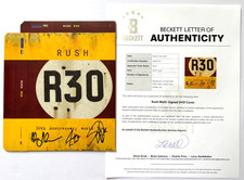 RUSH BAND SIGNED R30 TOUR DVD